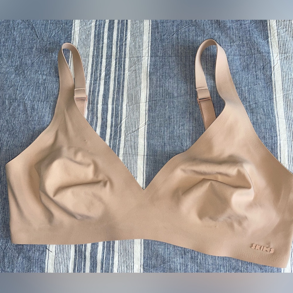 Skims naked plunge bra in ochre bralette size small